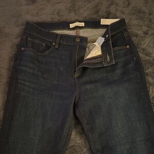 LOFT Dark Blue Boyfriend Jeans